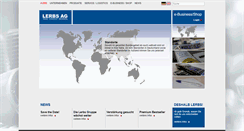 Desktop Screenshot of lerbs.de